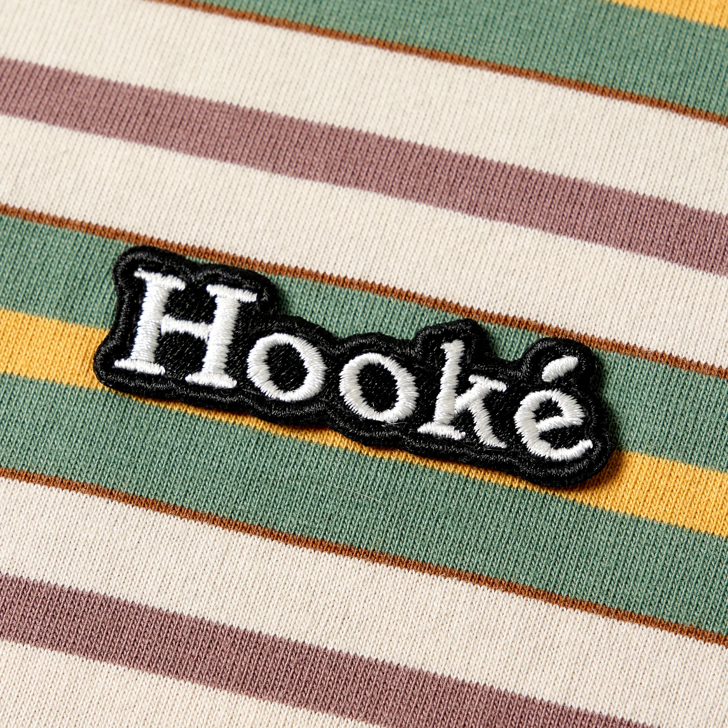 W's Sea Stripes Oversized Long Sleeve Tee - Hooké