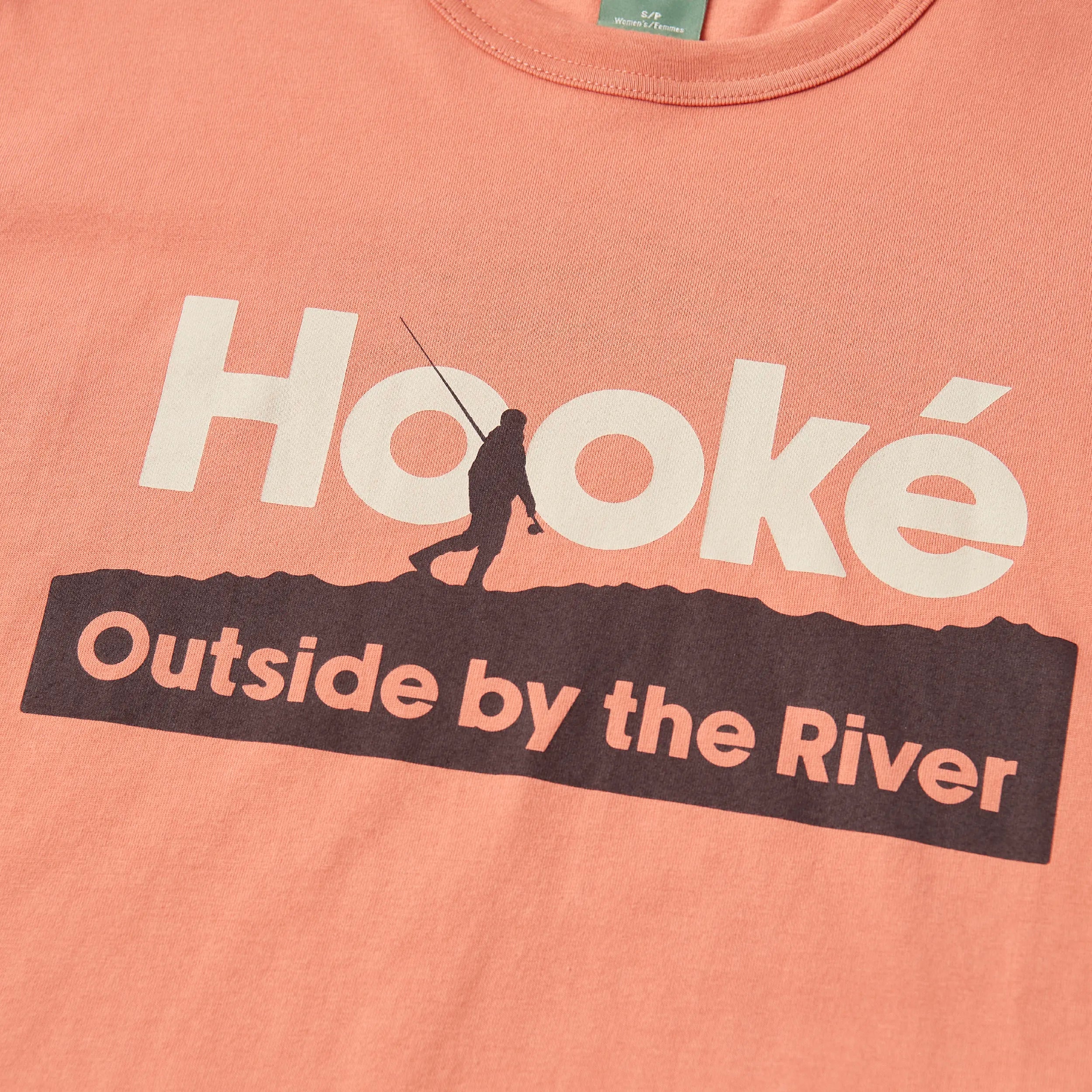 W's Outside by the River Oversized T-Shirt - Hooké