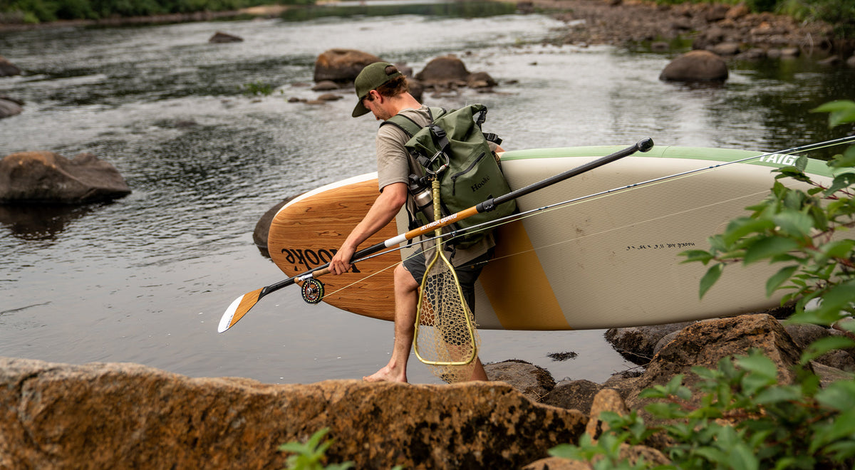 Discover all the advantages of SUP fishing with our Hooké AIR 11'6 pad –  Taiga Board