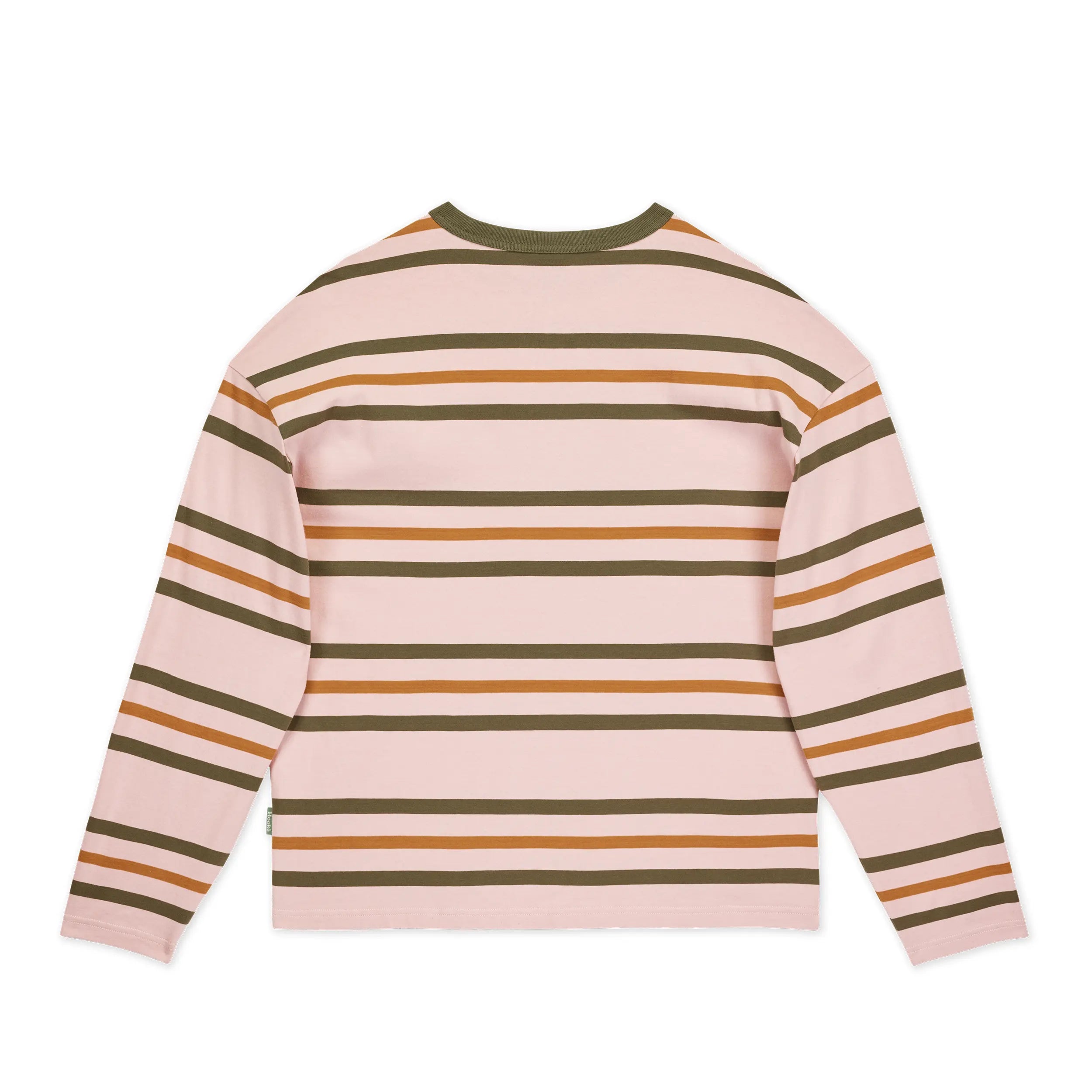 W's Oversized Long Sleeve Striped Tee