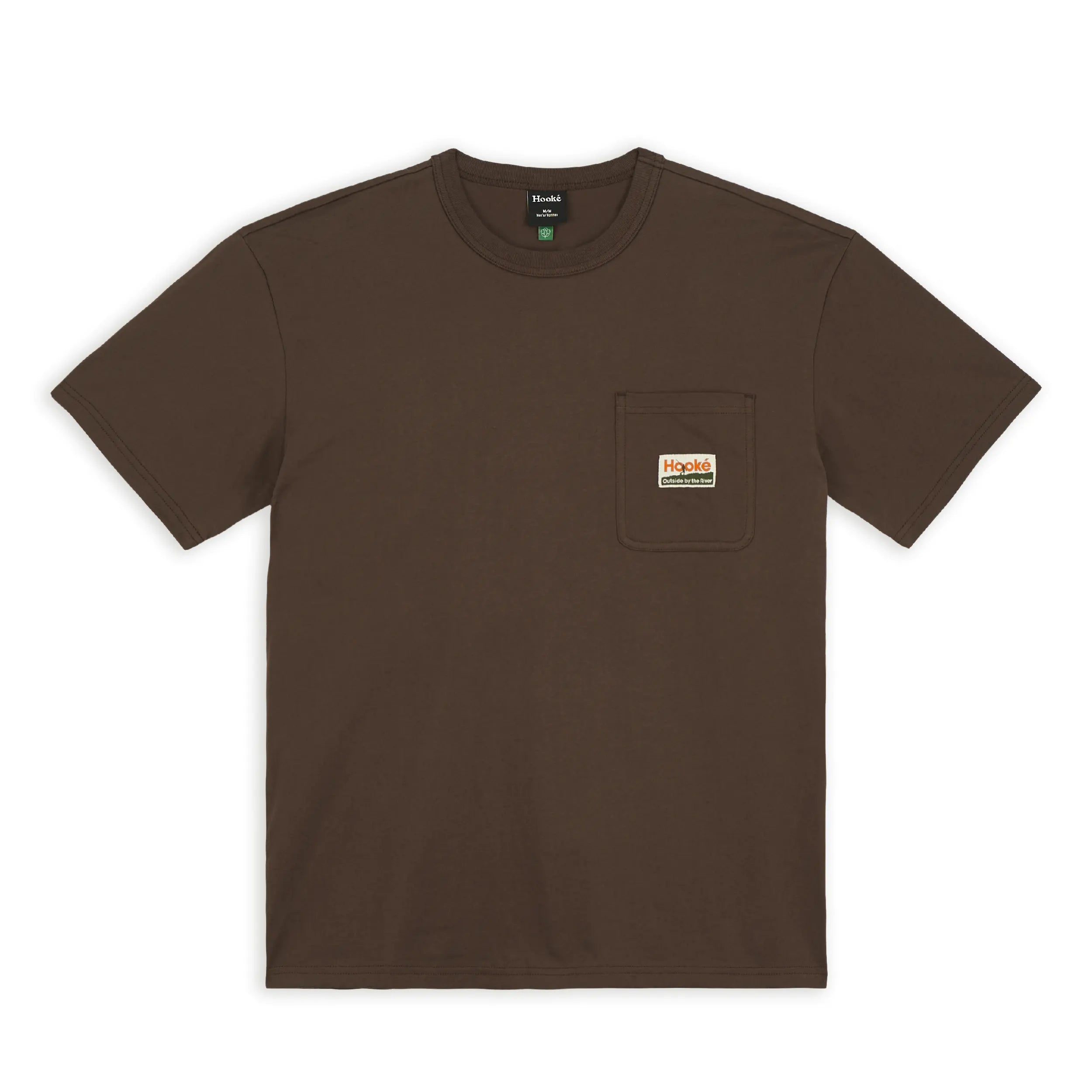 M's Outside by the River Pocket T-Shirt - Hooké