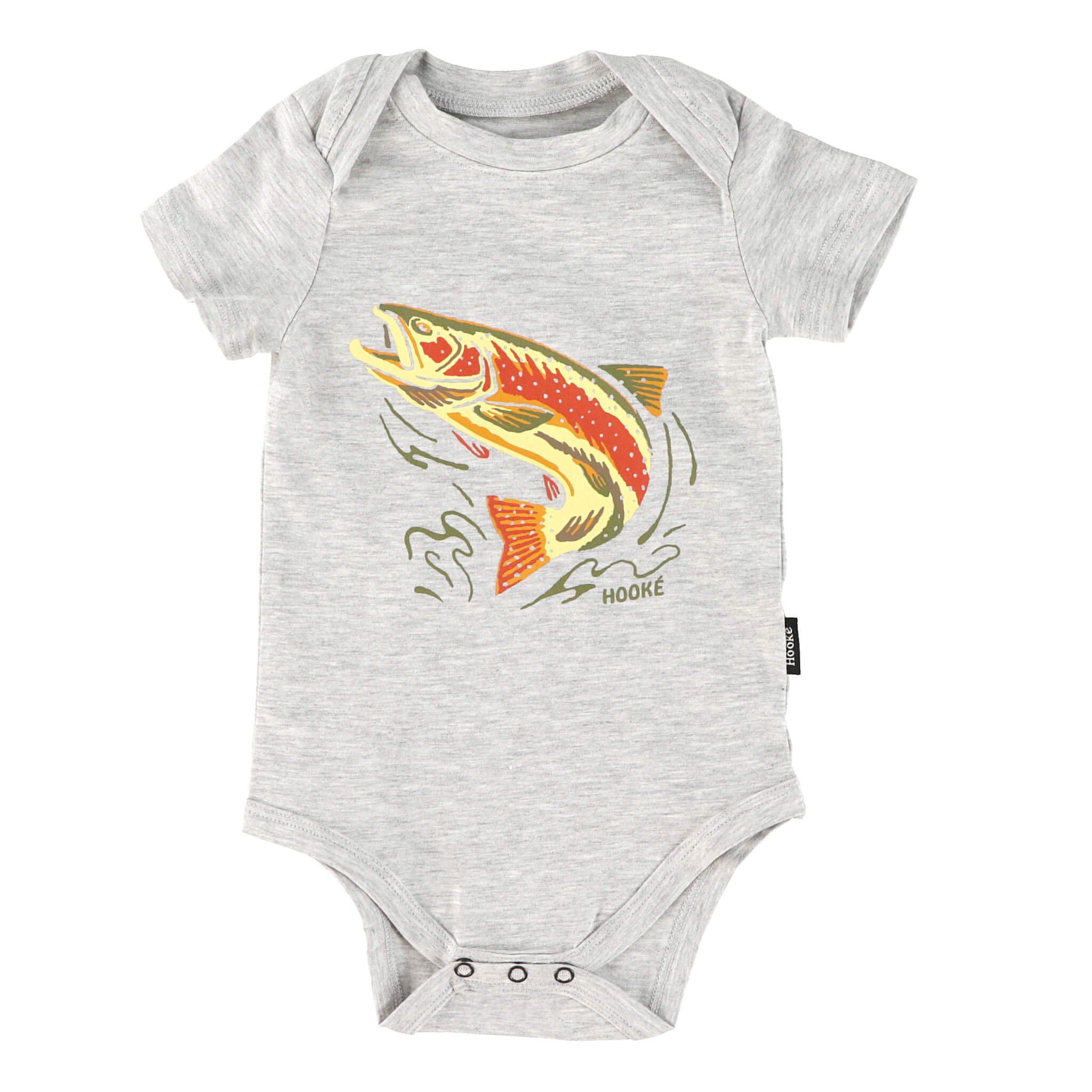 Baby Rainbow Trout SS Diaper Cover - Hooké
