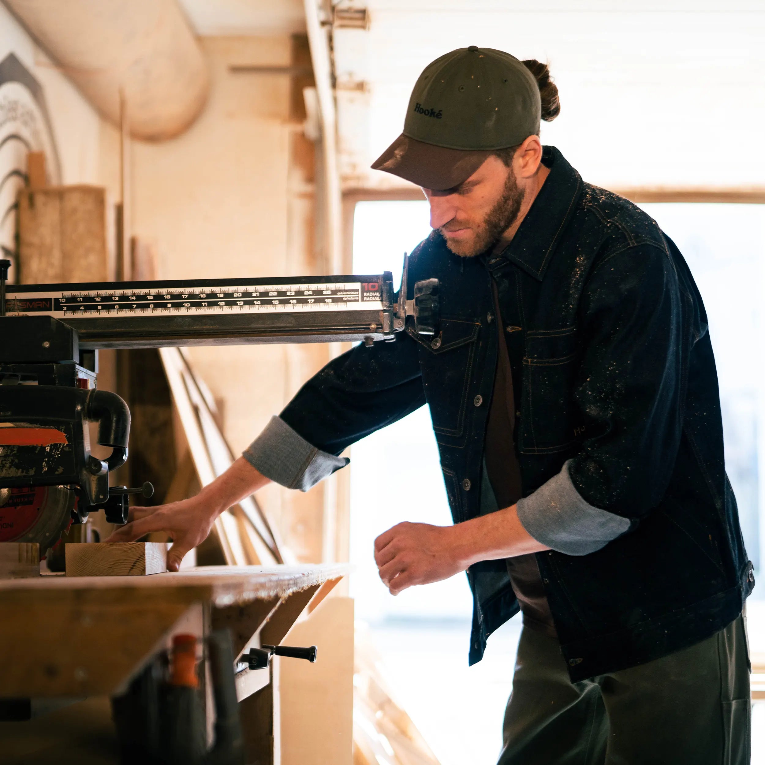 M's Denim Trucker Work Jacket