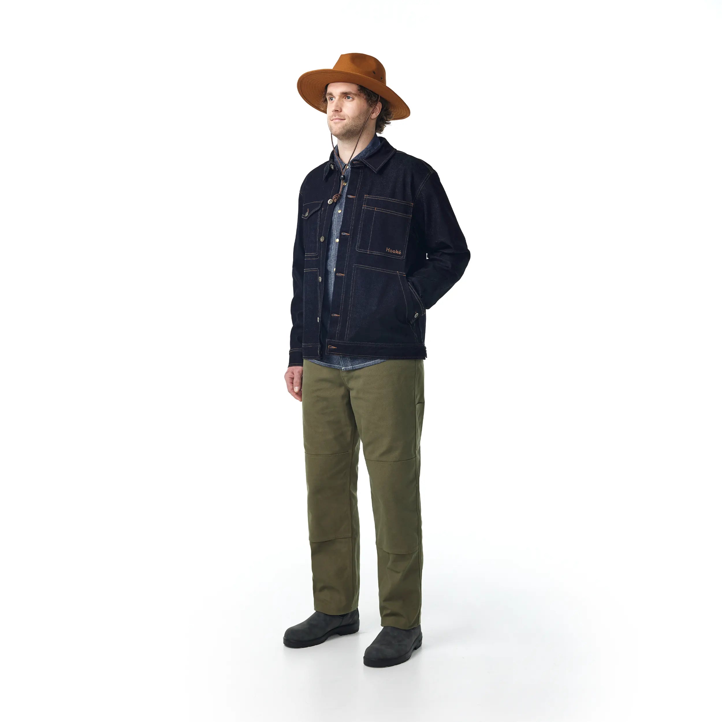 M's Denim Trucker Work Jacket