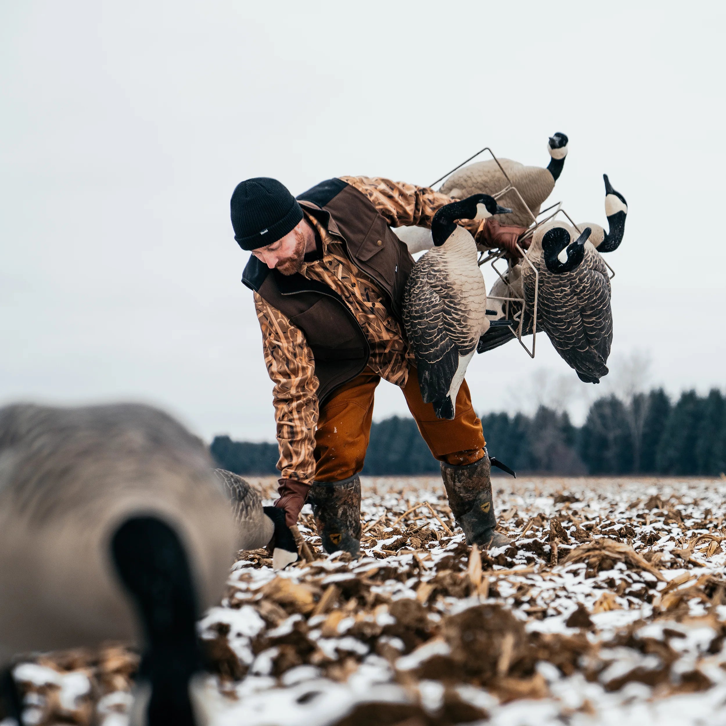 M's Waterfowl Camo Flannel Shirt