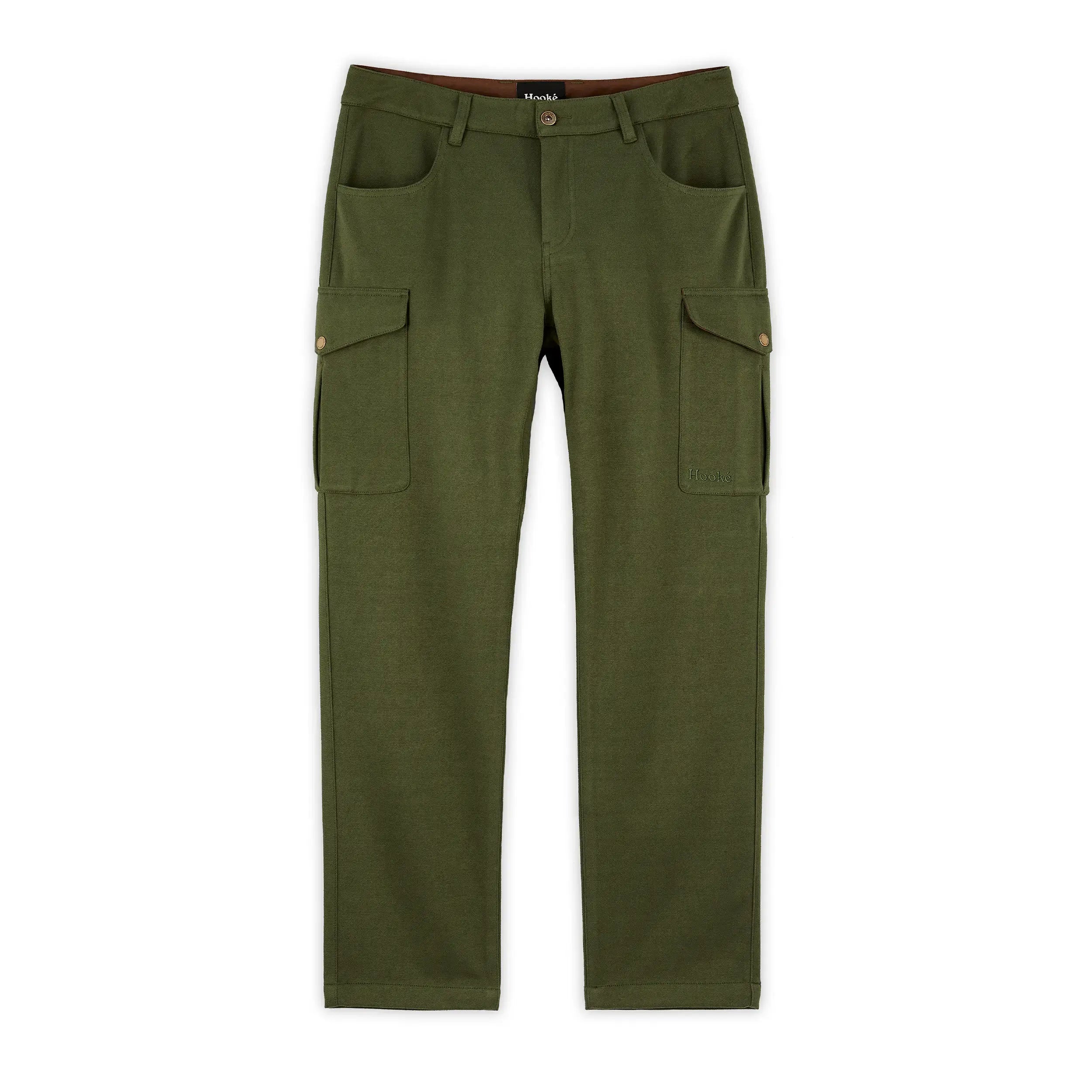 Essentials Men's Classic-Fit Stretch Pants- 38 X 34 Olive - New