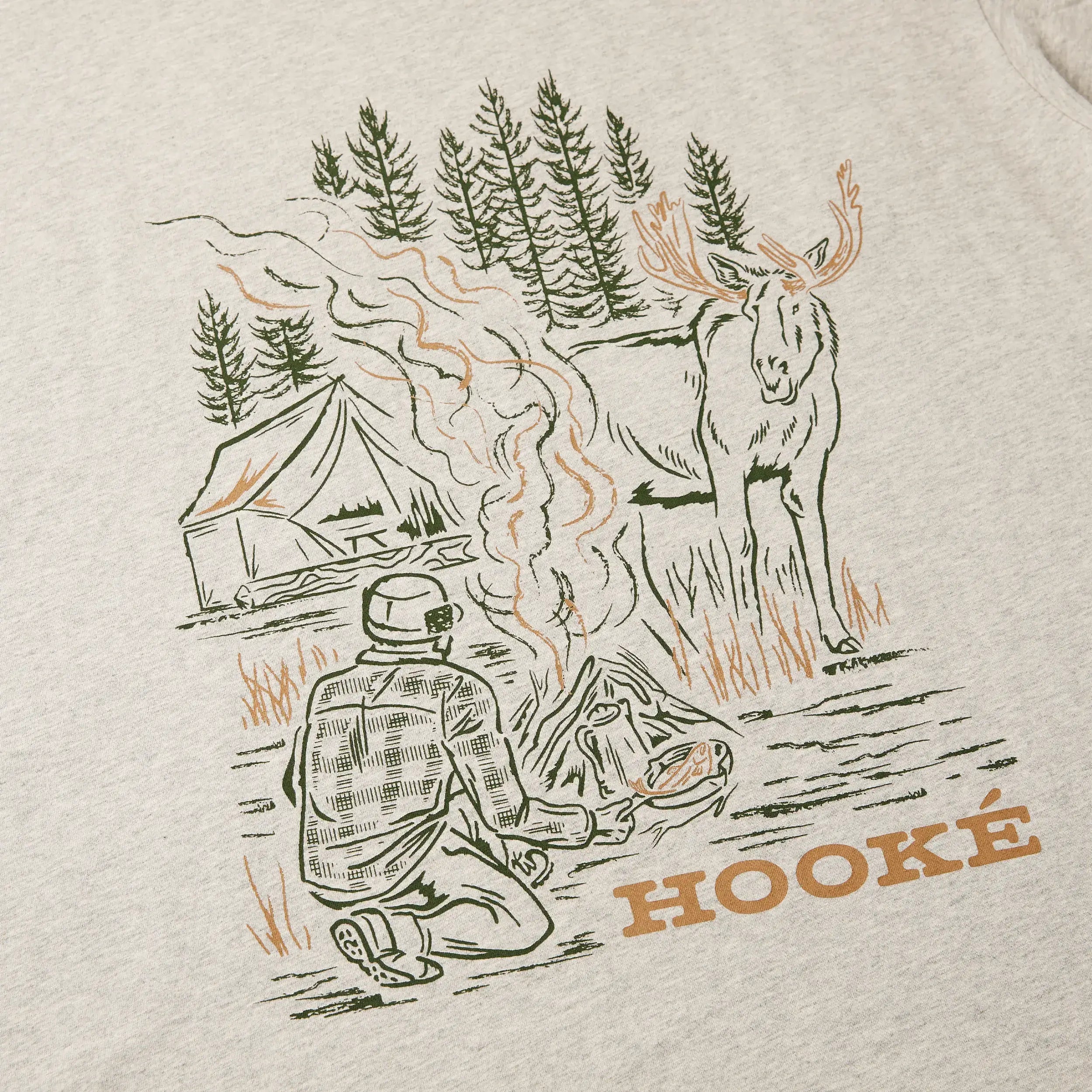 M's Fire Cooking T-Shirt - Hooké