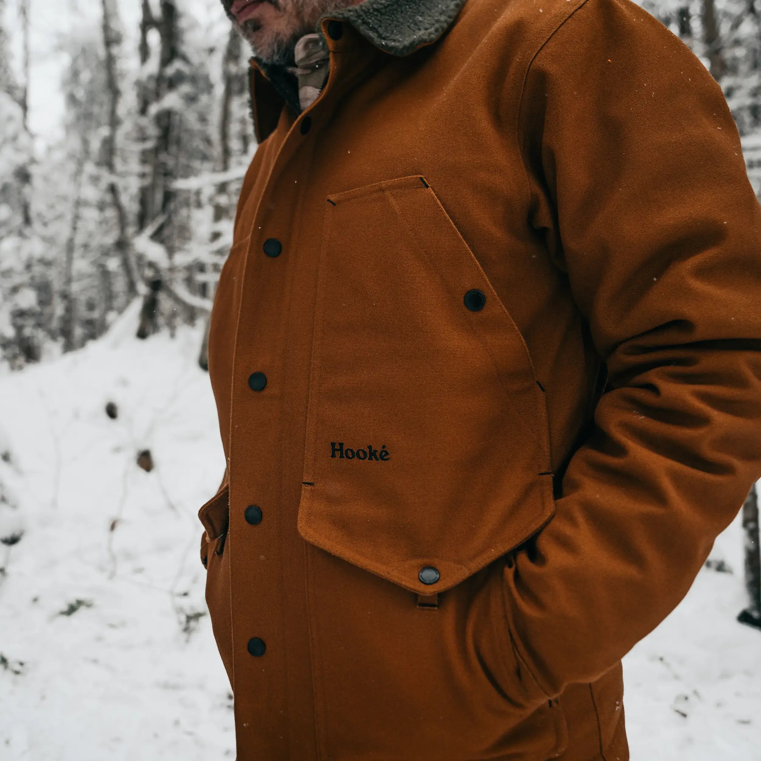 Manteau de travail Laurentides doublé en sherpa pour homme