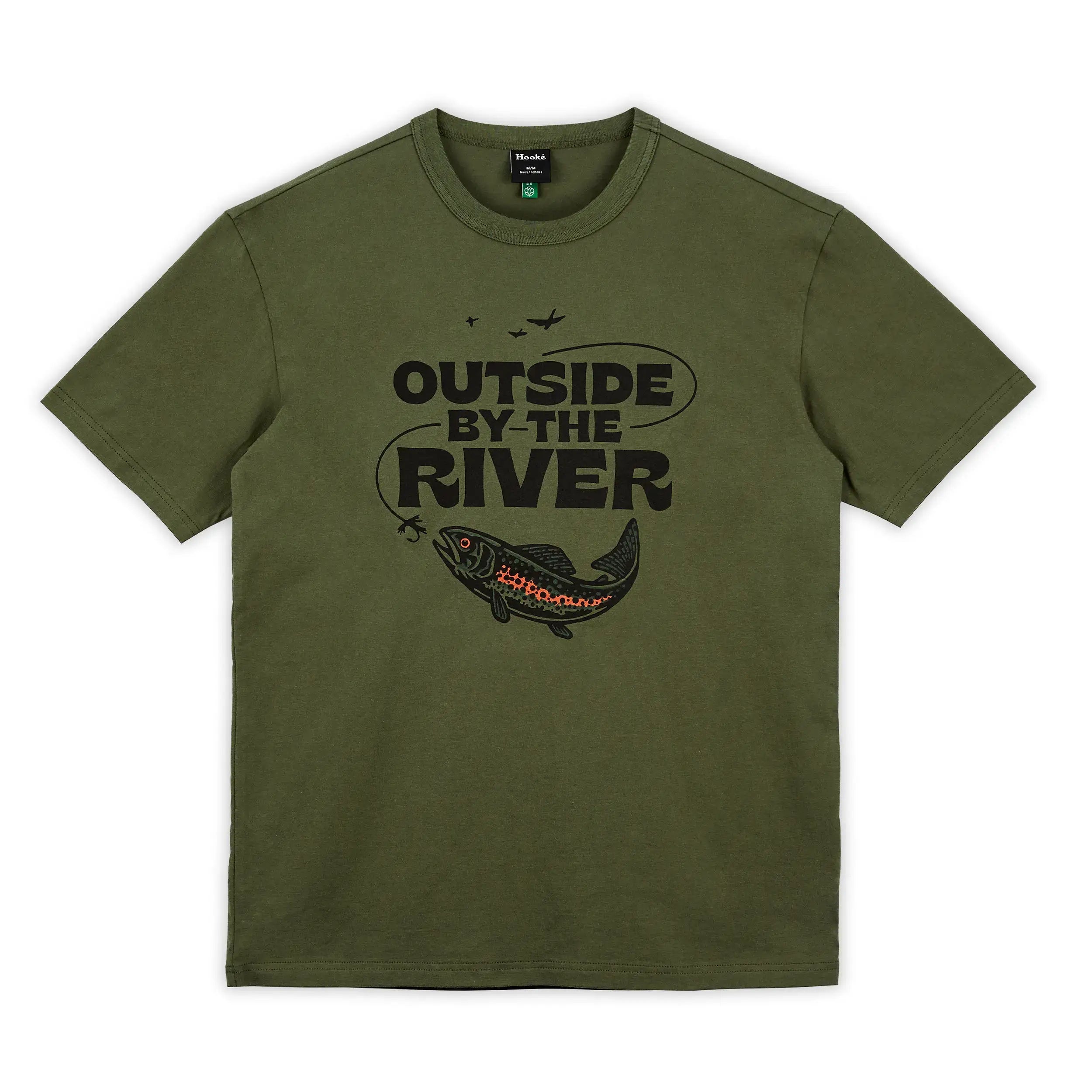 M's Outside By The River T-Shirt - Hooké