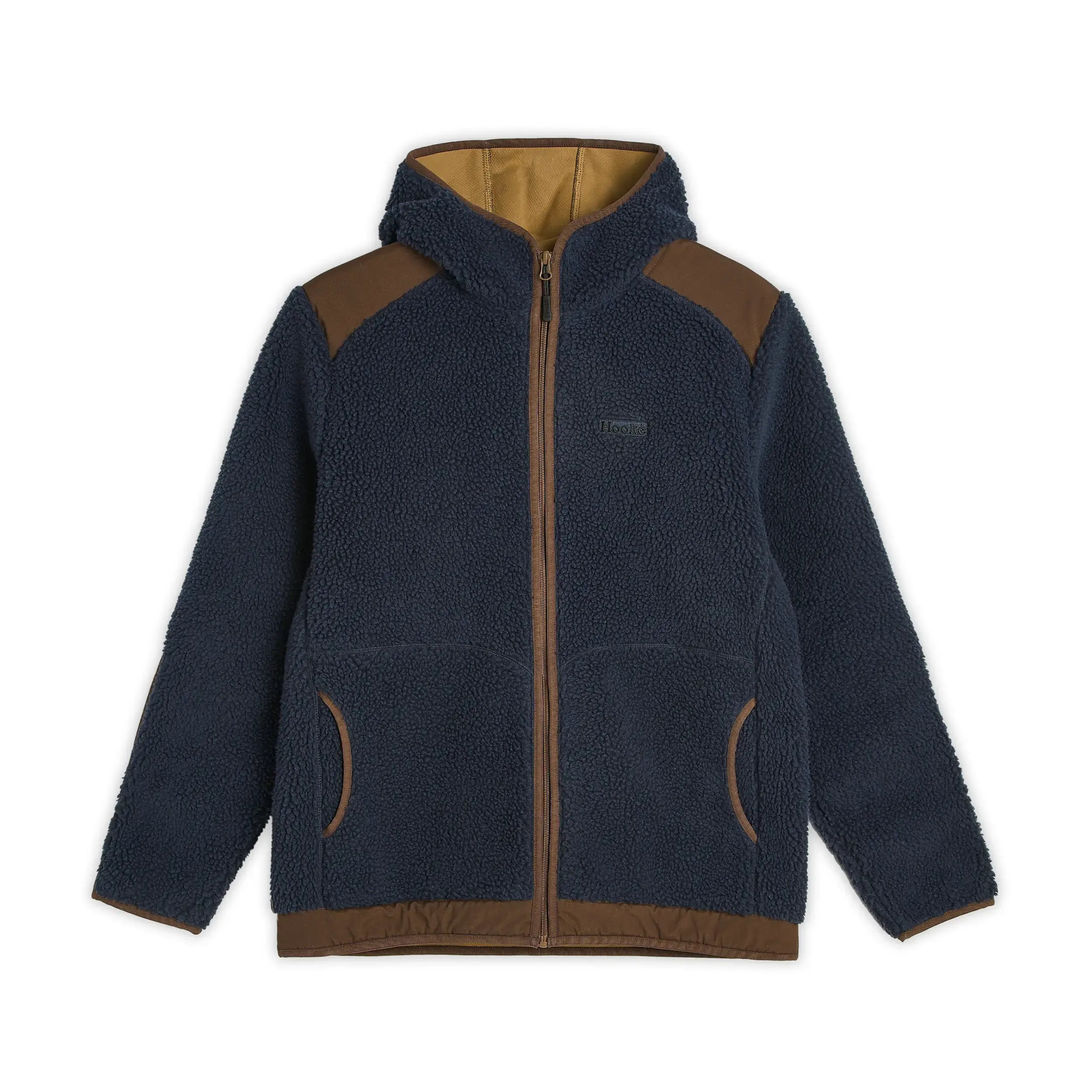 Sherpa zip-up hooded cardigan, Hooké