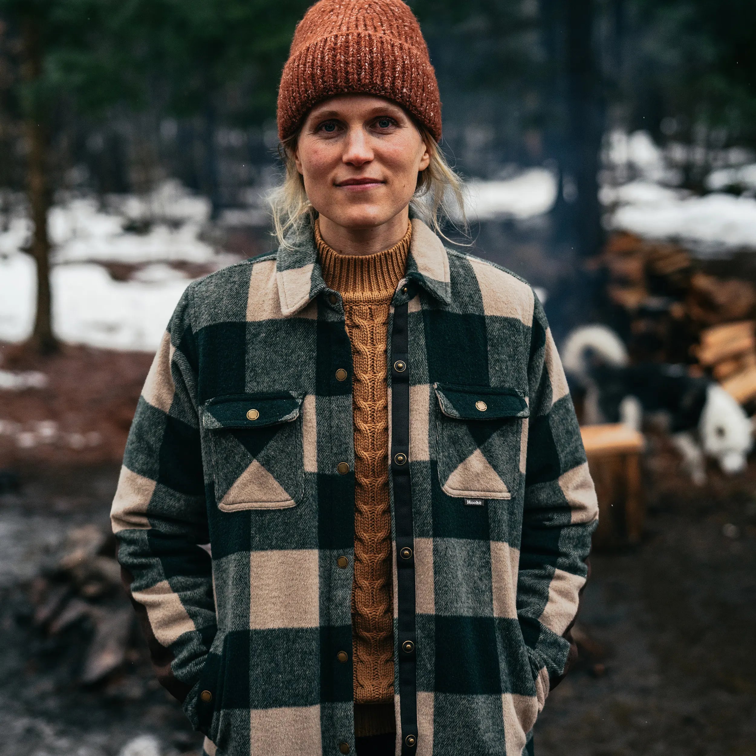 Chemise canadienne isolée pour femme