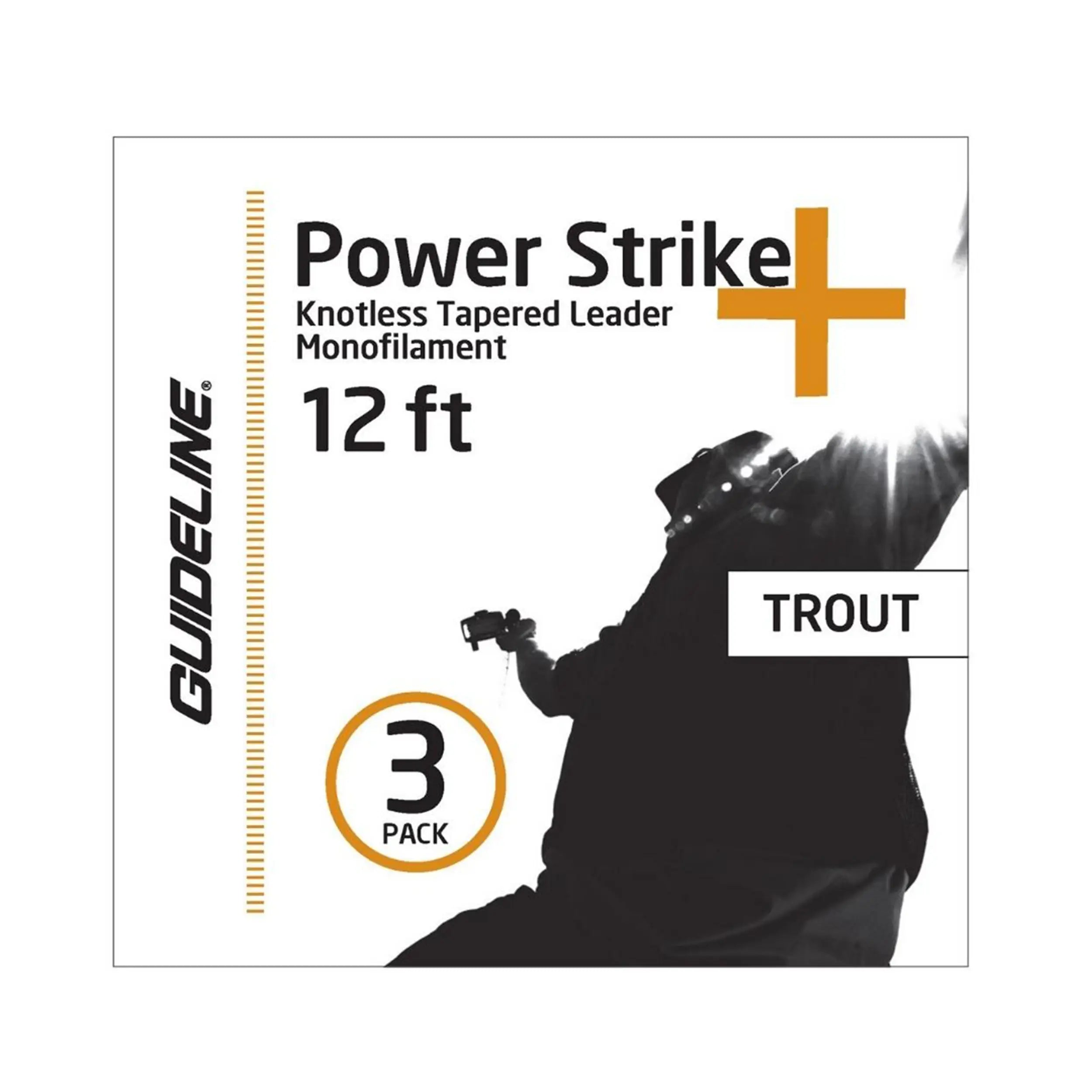 Power Strike 12' Leaders (3 pack) - Hooké