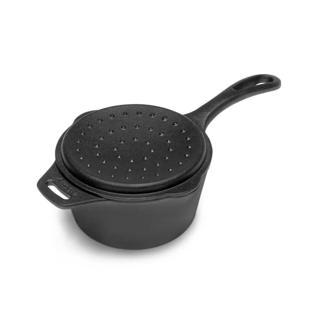 Cast Iron Saucepan with Lid