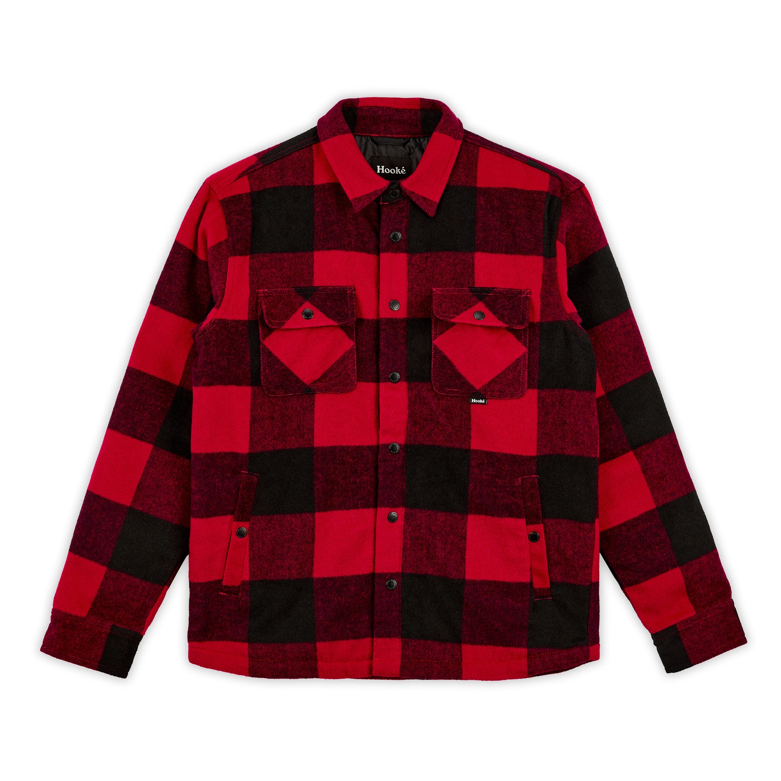 Hooké Original Canadian Insulated Shirt - Men's M Red - Black