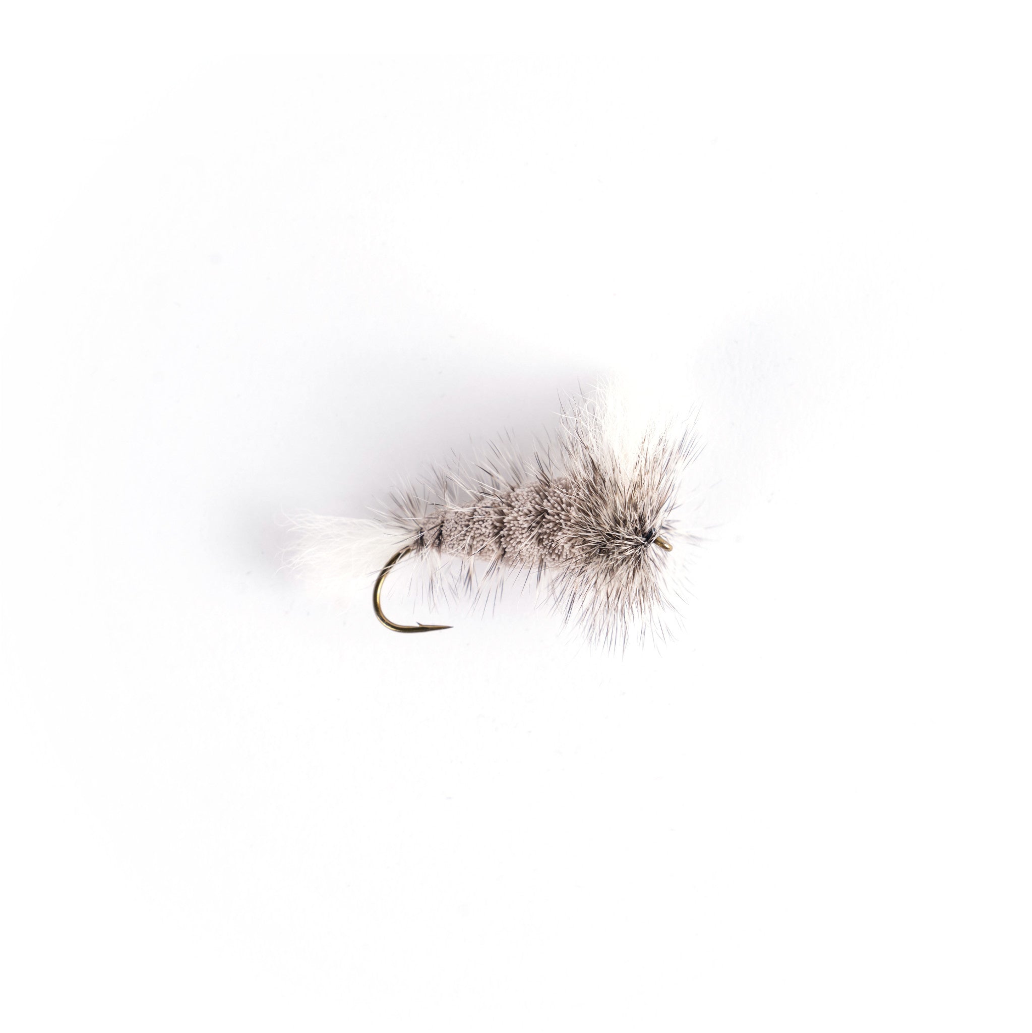 Gray - White Tail - Grizzly Hackle (Wulff Bomber)